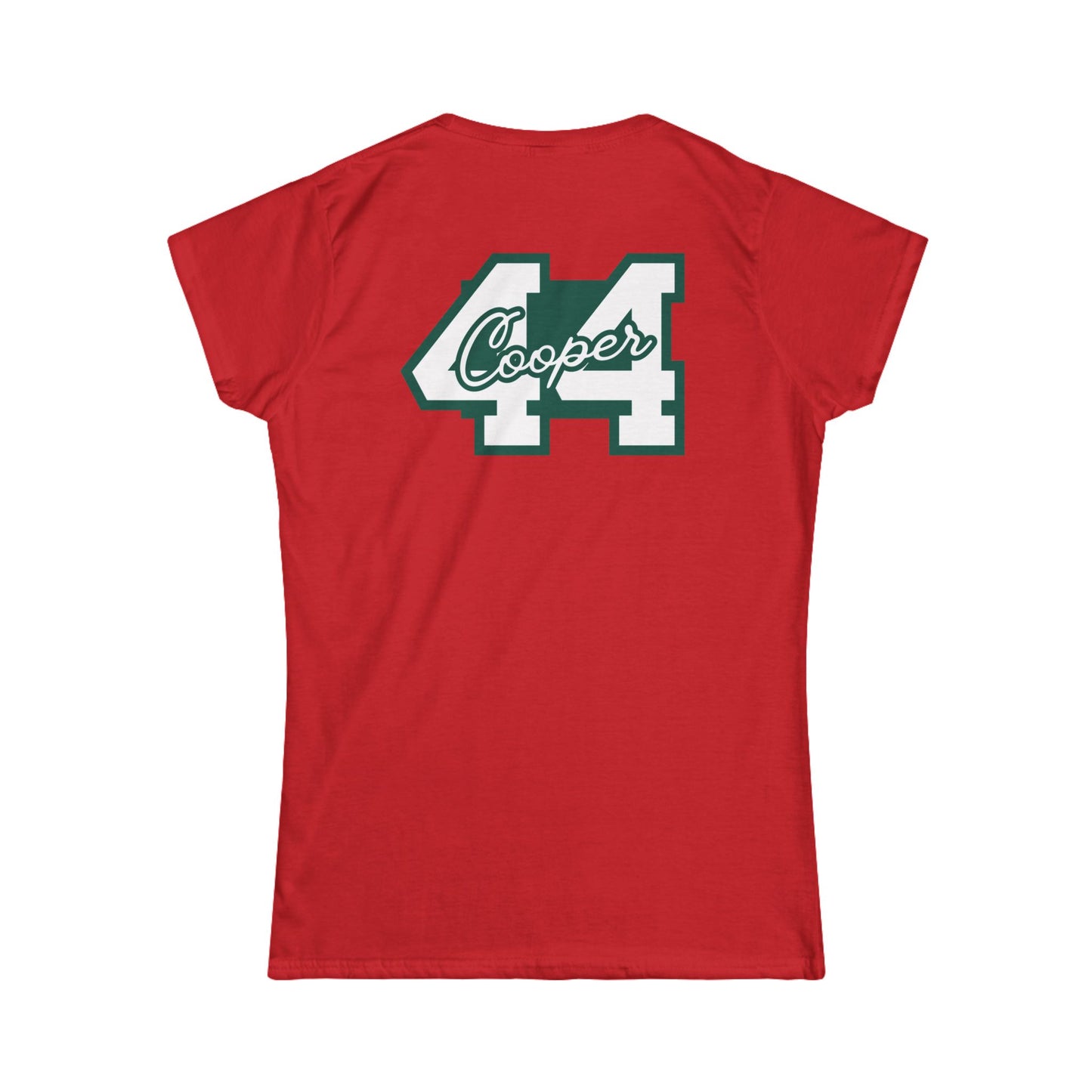 Baseball Love Tee — Personalized Back Number Women's Shirt