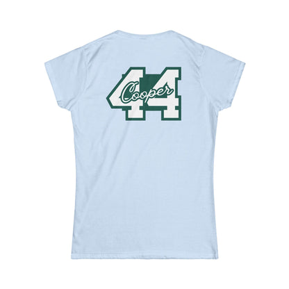 Baseball Love Tee — Personalized Back Number Women's Shirt